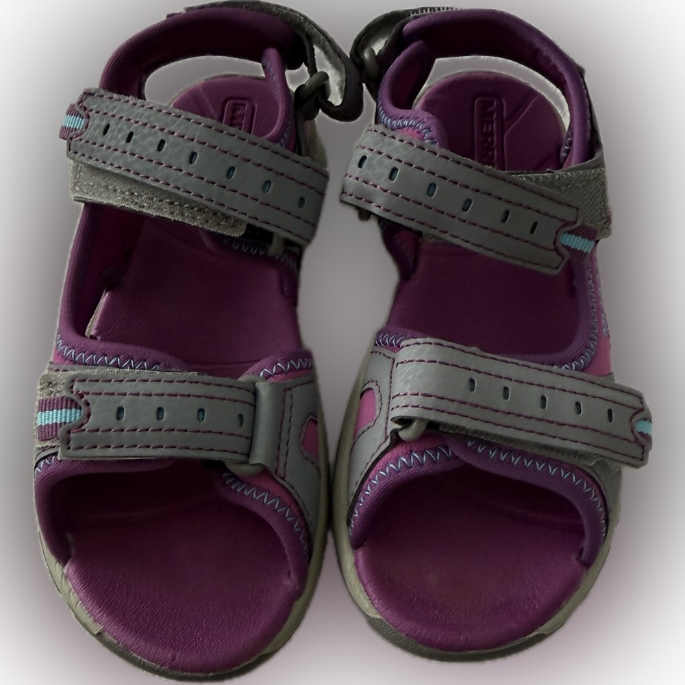 MERRELL Gray and Purple Sport Sandals